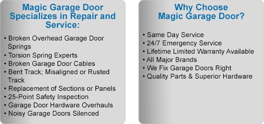 Magic Garage Door Benefits Magic Garage Door Benefits